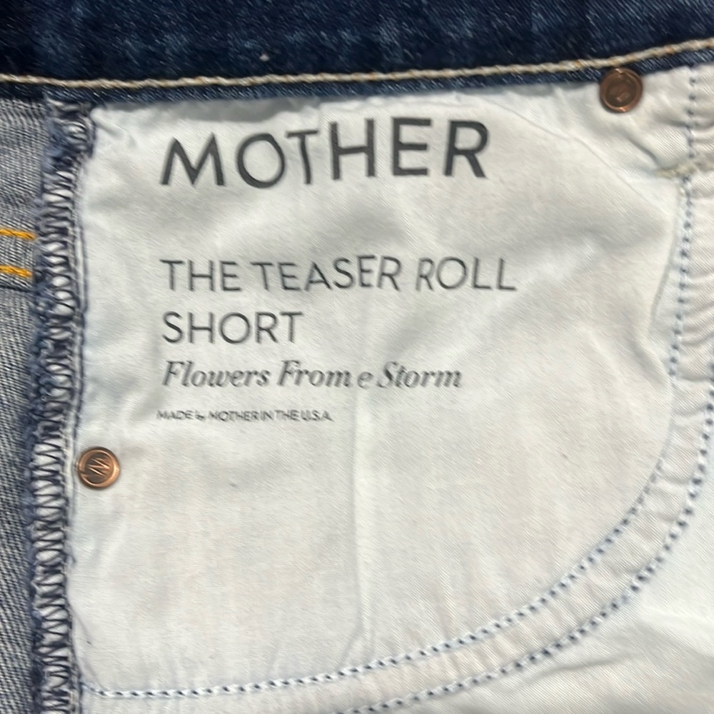 Mother denim shorts